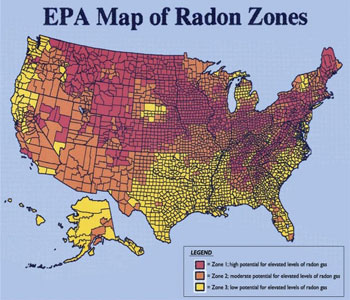 radon-map epa-map-of-radon-zones